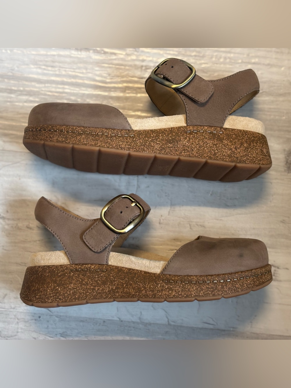 Dansko Brynlee Tan Leather Women’s Mary Jane Shoes EU 38 - Picture 9 of 13